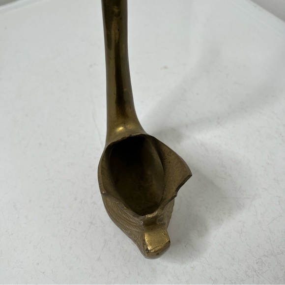 Brass swan planter - Picture 6 of 11